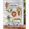 Colorful Rattan Half Wreath, , large