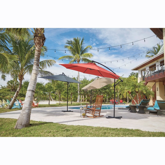 10' Offset Umbrella, , large