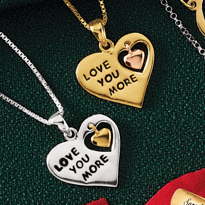 Love You More Pendant, , large