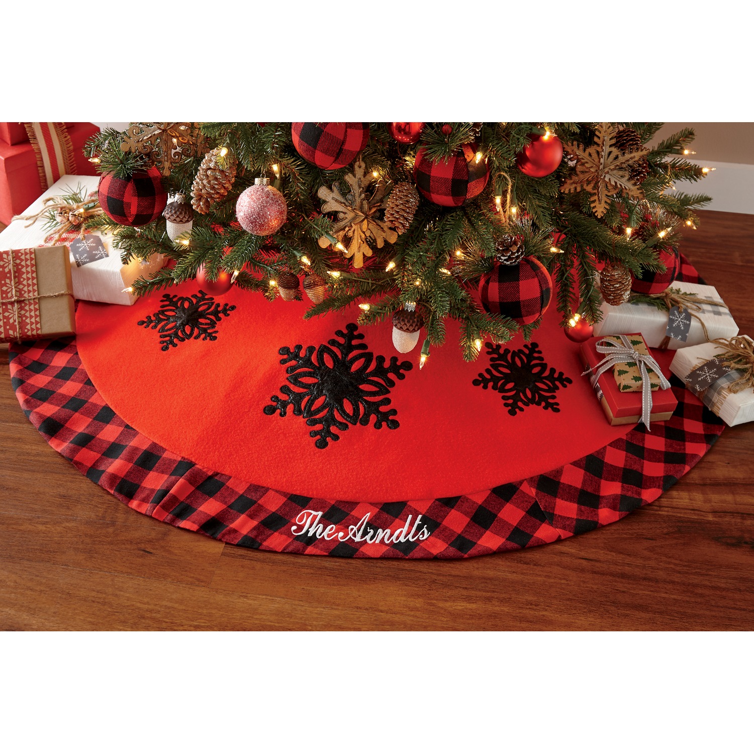 buffalo plaid tree skirt hobby lobby