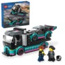 LEGO City Race Car and Car Carrier Truck, , large