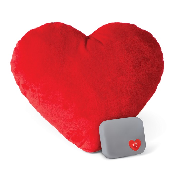 K&H Pet Mothers Heartbeat Plush Dog Heart Pillow, , large