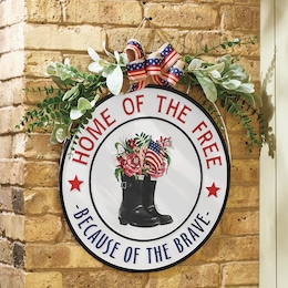 Home of the Free Wall Hanging, , large