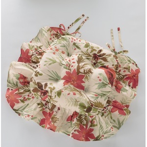 Harper Ruffled Chair Cushion, , large
