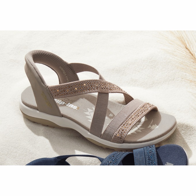 Skechers Women's Slip-Ins Reggae Slim Summer Sparkle, , large