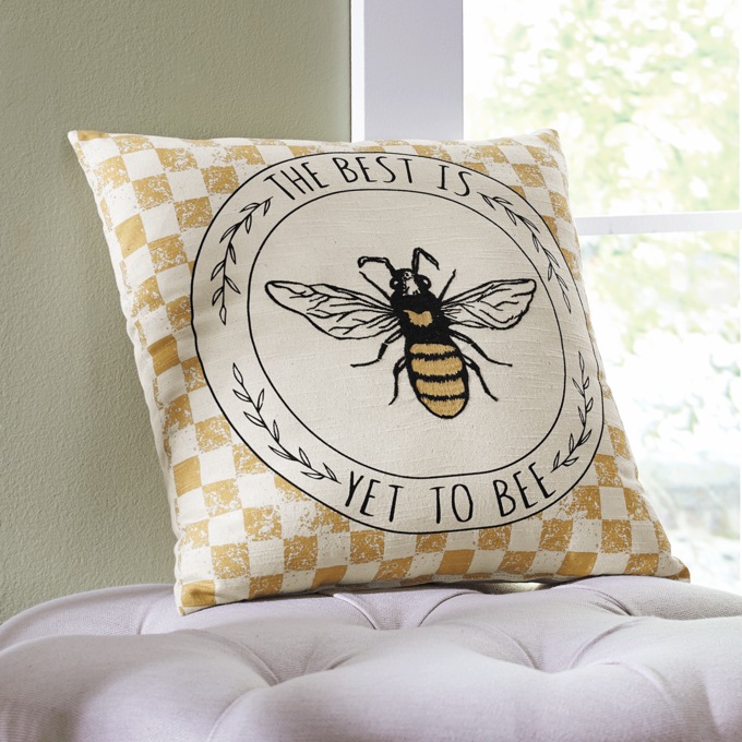 Best Is Yet to Bee Accent Pillow, , large