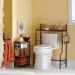 Bathroom Storage Space Savers Over The Toilet Cabinets