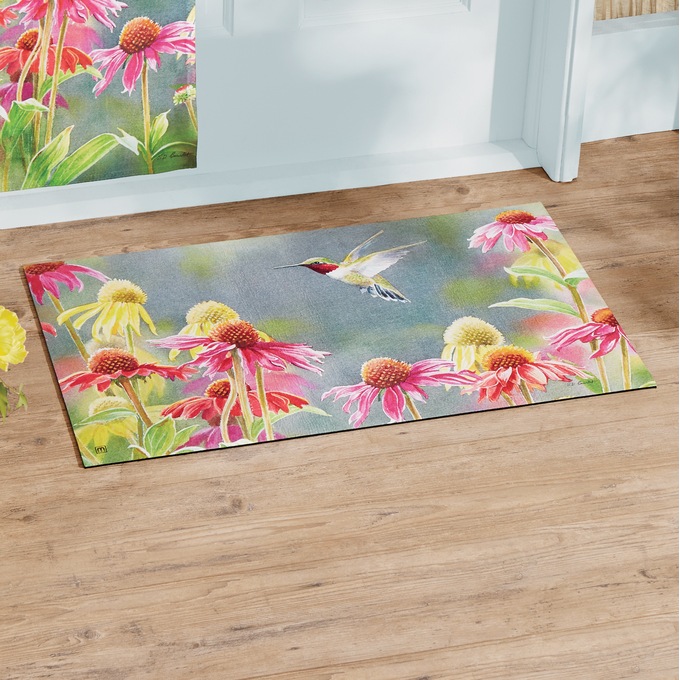 Floral Decorative Matmate - 18" X 30", , large