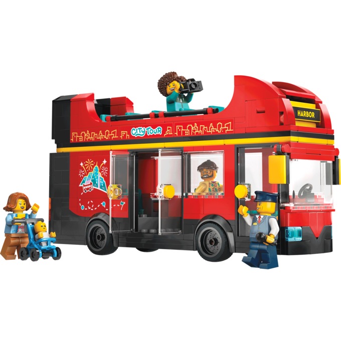 LEGO Red Double-Decker Sightseeing Bus, , large