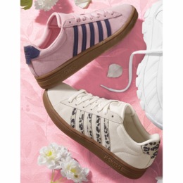 K-Swiss Women&#39;s Court Tiebreak II Suede Shoe, , large