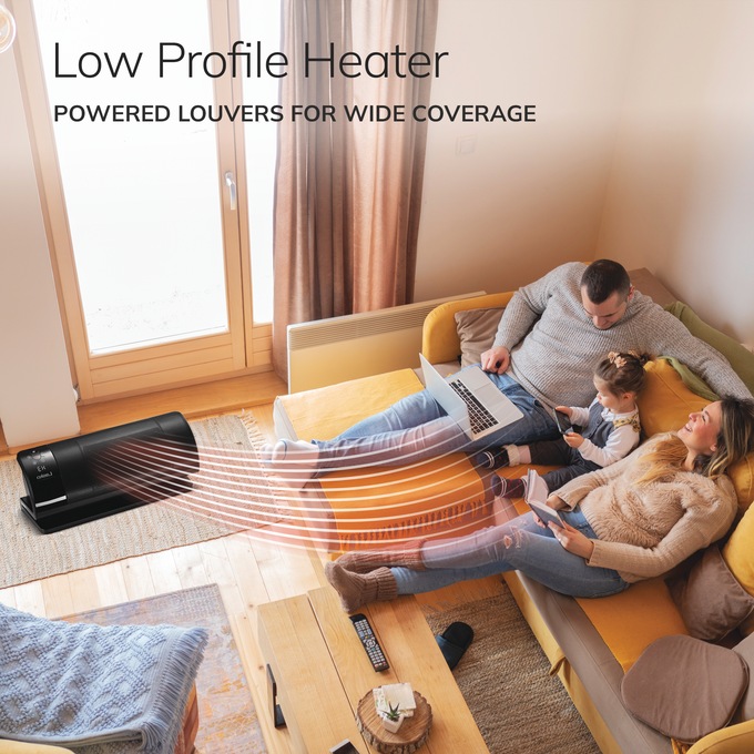 Lasko Low-Profile Baseboard Heater with Remote, , large