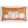 Beaded Pumpkin Trio Pillow, , large
