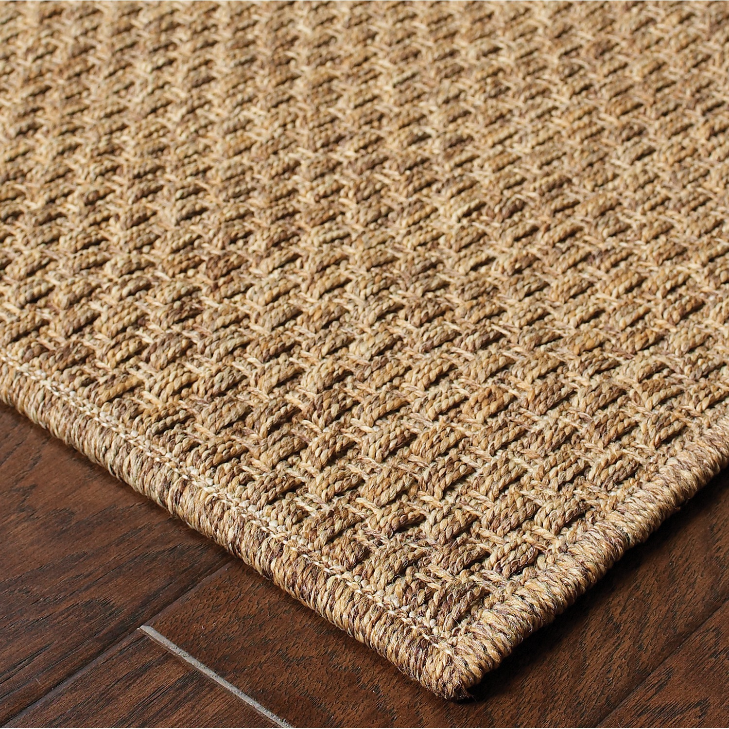 Basketweave Indoor/Outdoor Rug Country Door