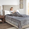 Beautyrest Plush Heated Blanket, Gray, large