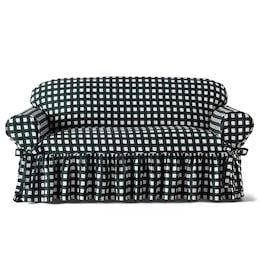 Gingham Farmhouse Slipcover, , large