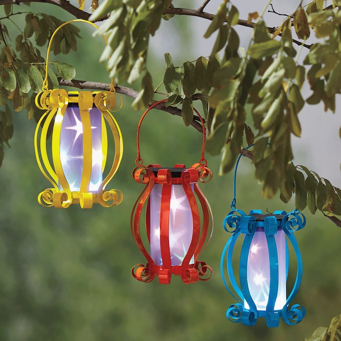 Whimsical Metal Solar Lantern, , large