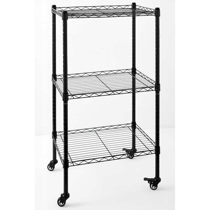 3 Tier Thin Mobile Tower Shelf, , large