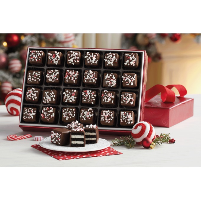 Chocolate Peppermint Petits Fours, , large