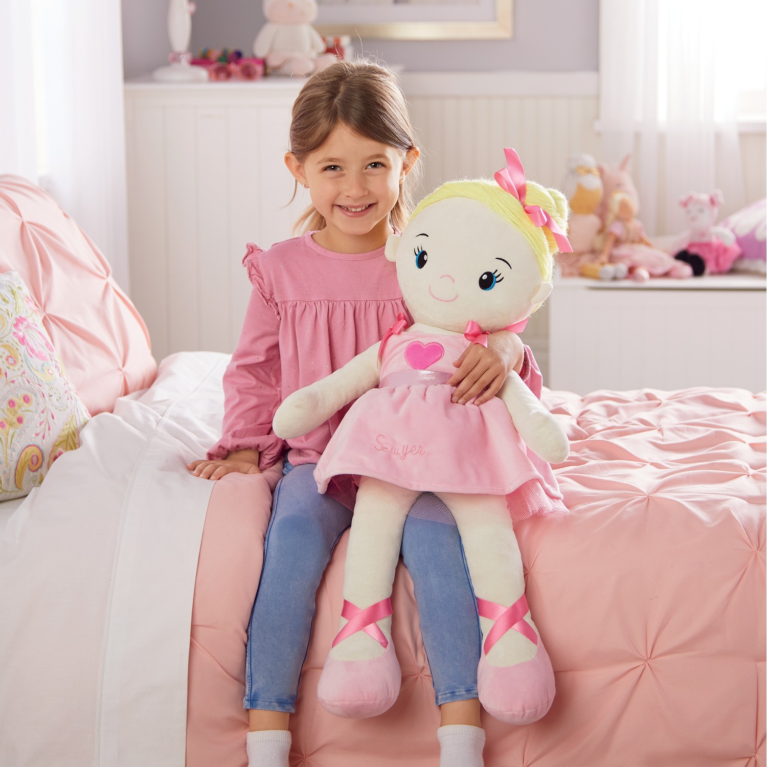 25" Plush Ballerina Doll Country Door
