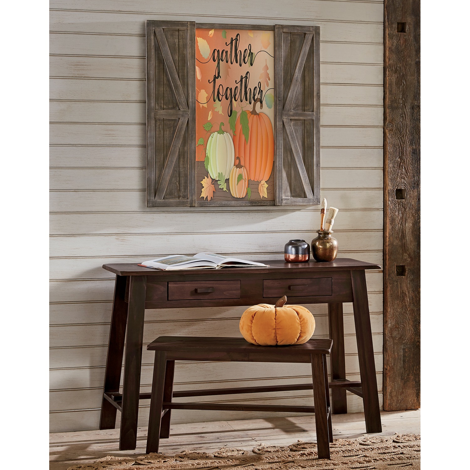 Gather Together Barn Door Wall Art Country Door