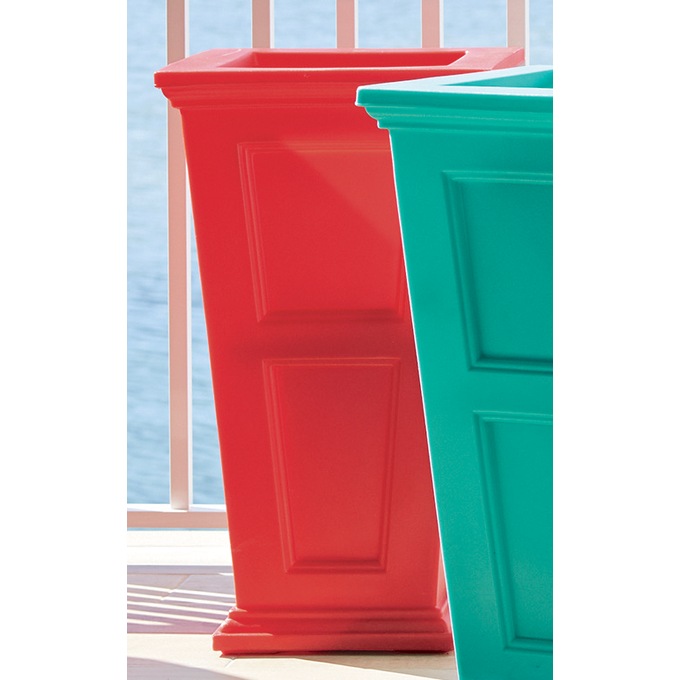 Fairfield Planter, Poppy Red, large