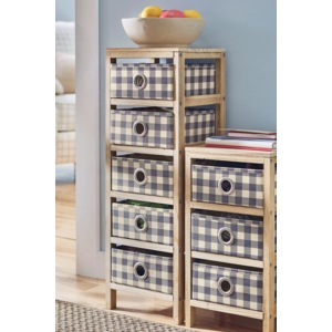 Chase 5-Drawer Basket Storage, Natural, large