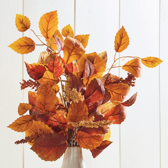 Set of 3 Fall Beech Picks, , large