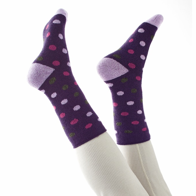 Heat Holders Polka Dot Socks, , large