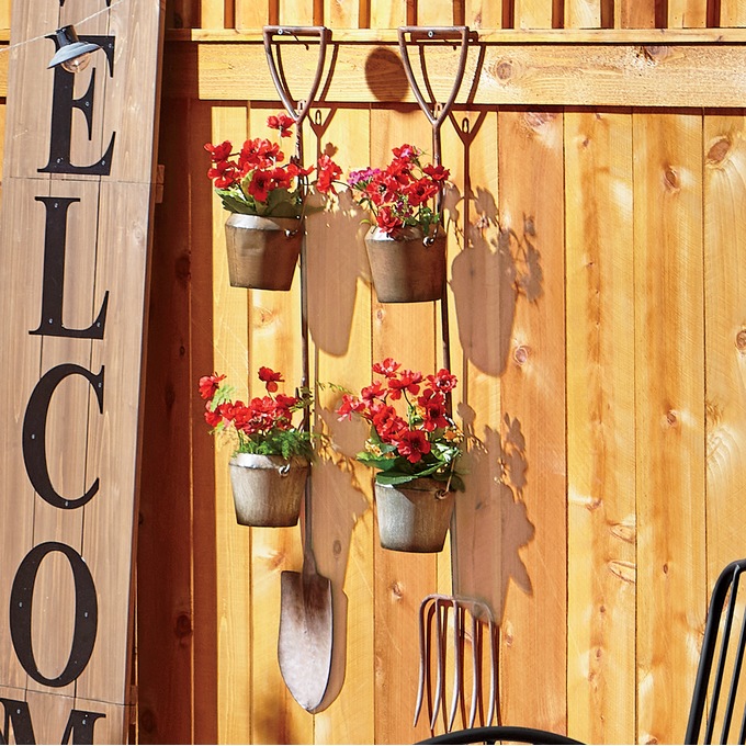 Garden Tool Hanging Planters, , large