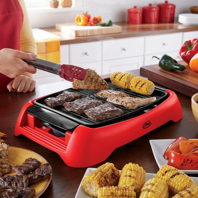 Indoor grill with charcoal taste shop