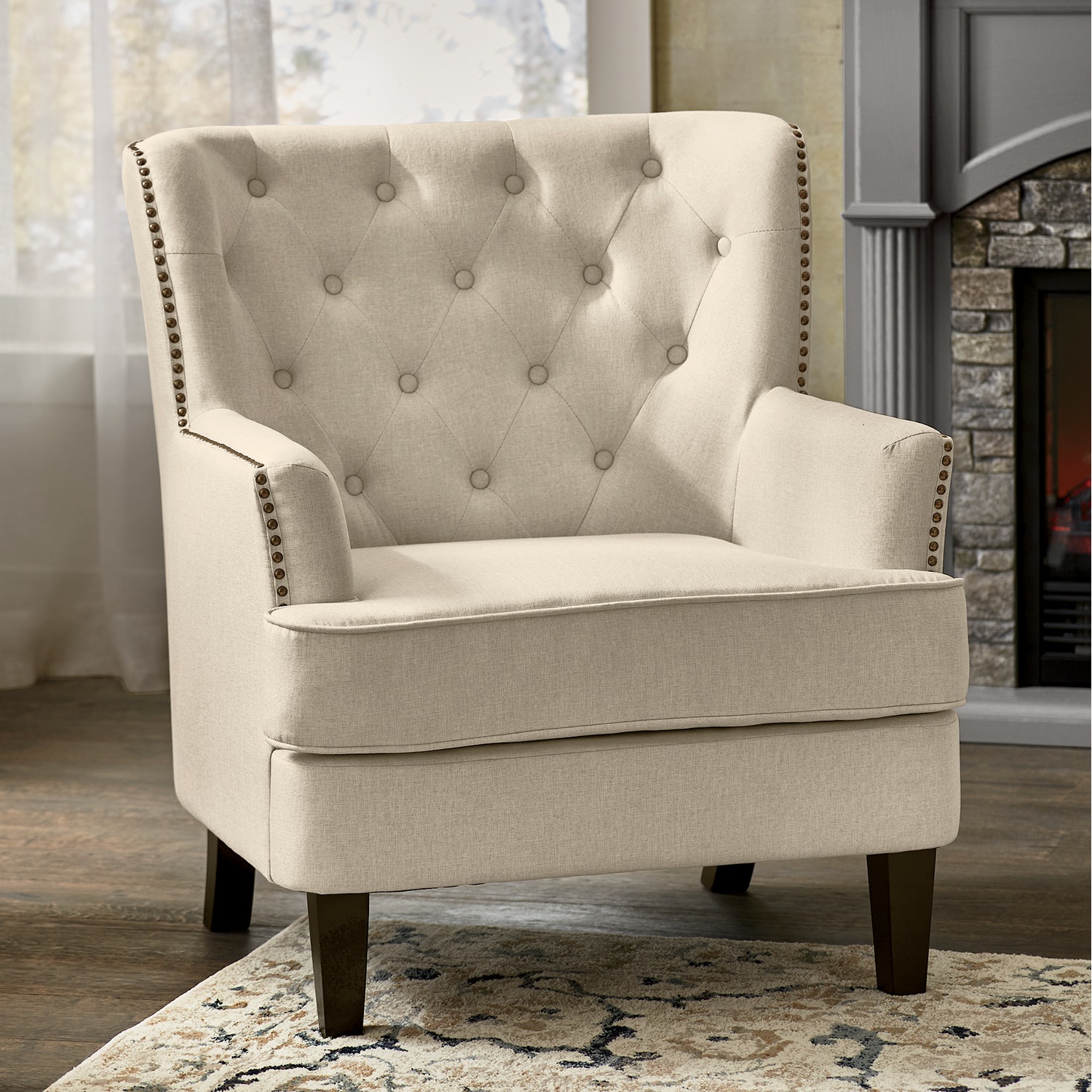 Tufted Barrel Chair Country Door