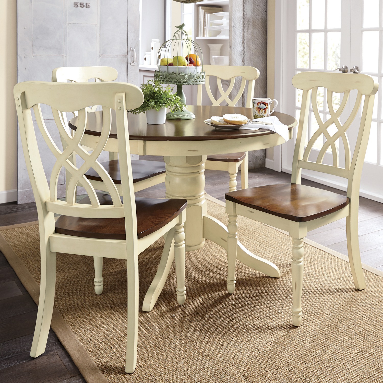Round Dining Table Set Of 2 Chairs Country Door Round Dining Table Set Of 2 Chairs Large