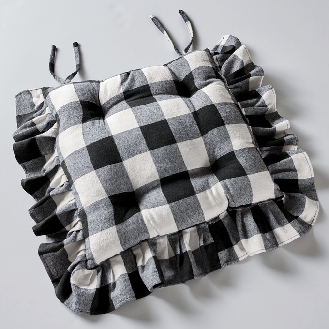 Buffalo plaid chair discount cushions set of 4
