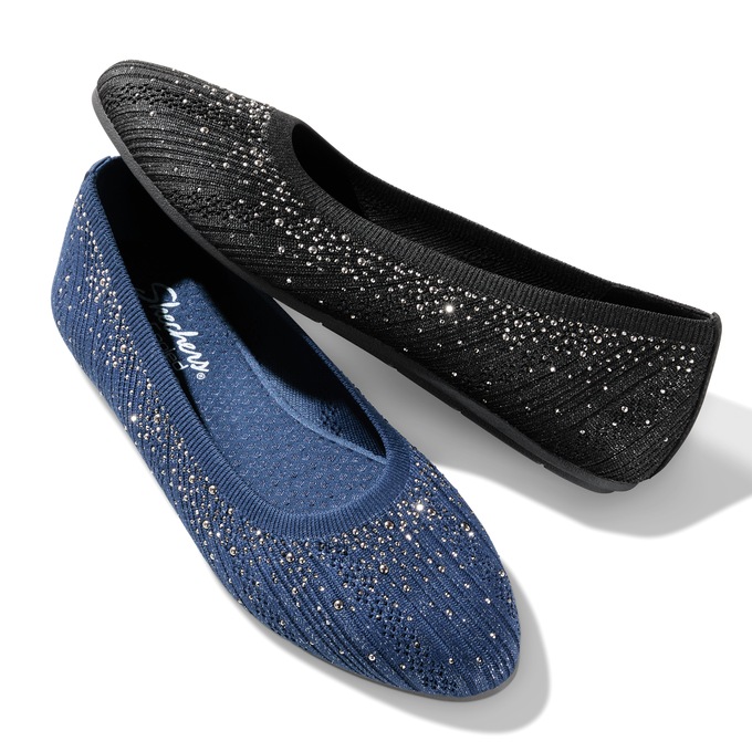 Skechers Cleo 2.0 Glitzy Daze Flat, , large