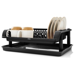 Ginny's Single-Tier Dish Rack with Tray, , large