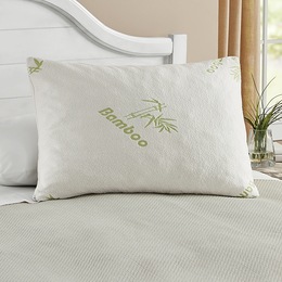 Bamboo Crushed Memory Foam Pillow, , large