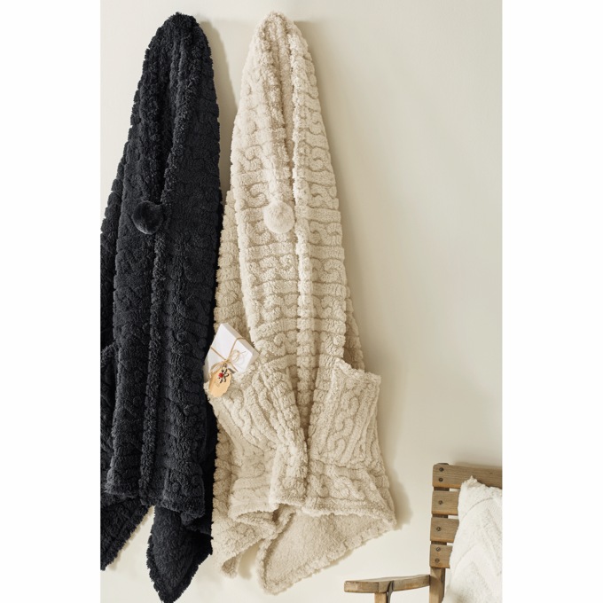 The Coziest Blanket Wrap, Tan, large