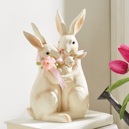 Resin Bunny Family, , large