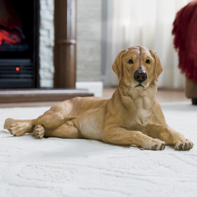 Golden Retriever Statue Country Door