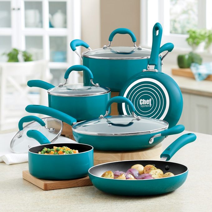Chef Tested 10Piece Gradient Cookware Set by Montgomery Ward Country