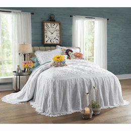 Eva Chenille Bedspread, , large