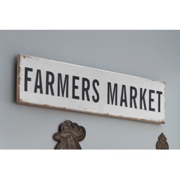 Distressed Farmers Market Wall Sign, , large