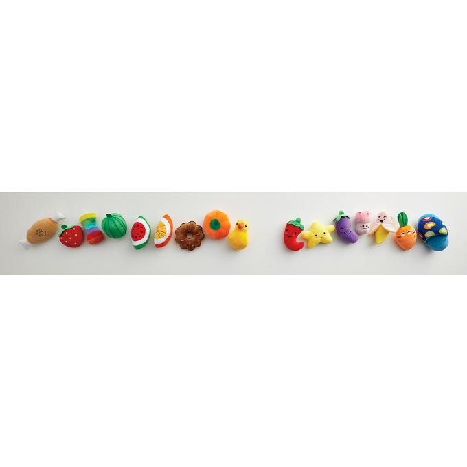 Set Of 16 Stuffed Dog Toys, , large