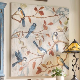 Autumn Birds Canvas, , large