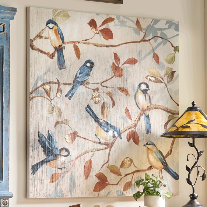 Autumn Birds Canvas, , large