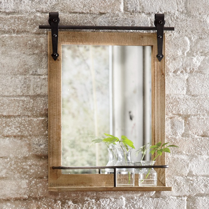large door mirror