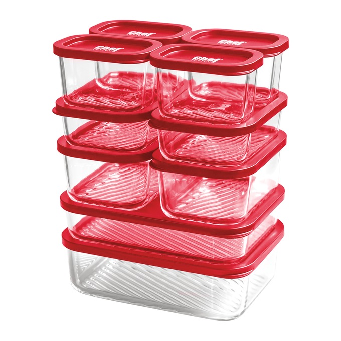 Chef Tested 20-Piece Glass Food Storage Set, , large