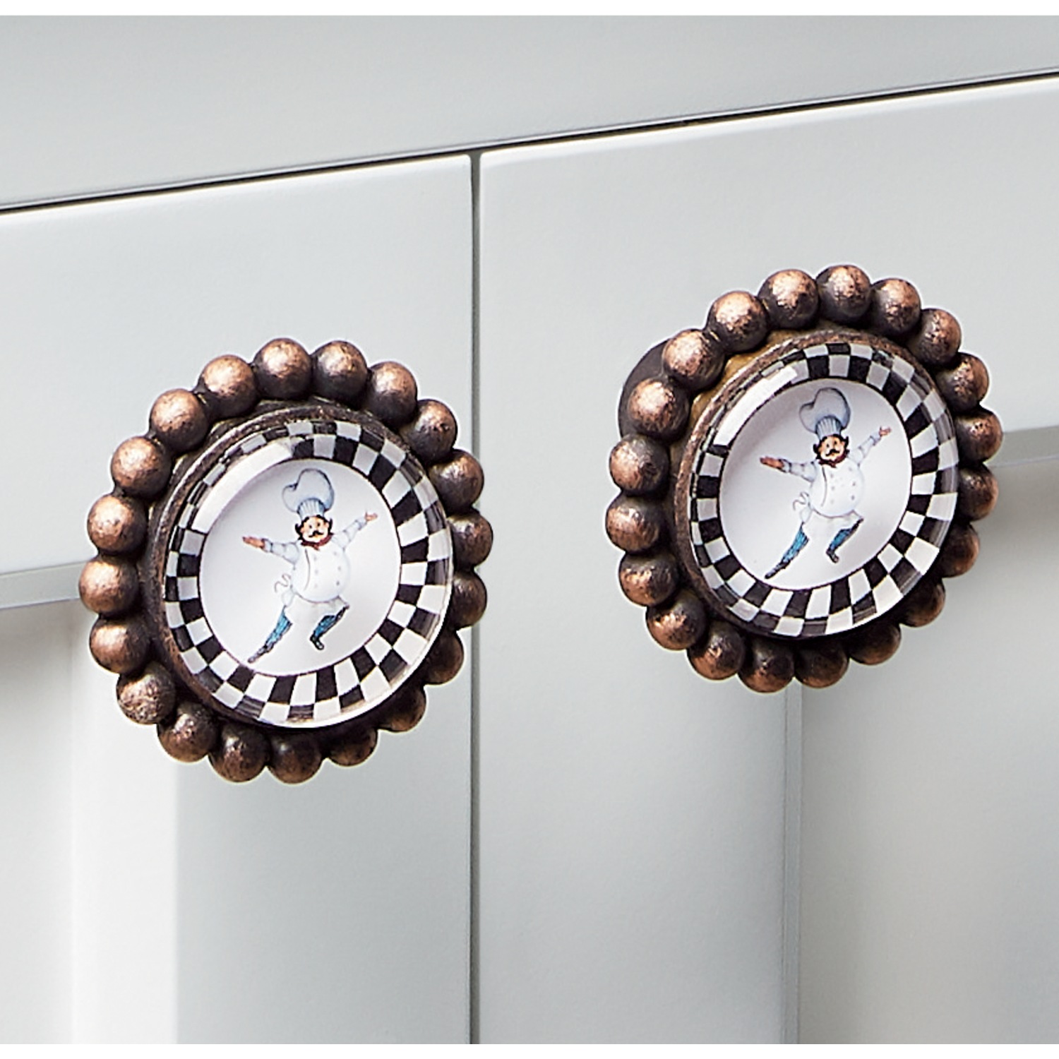 Set of 8 Kitchen Knobs Country Door