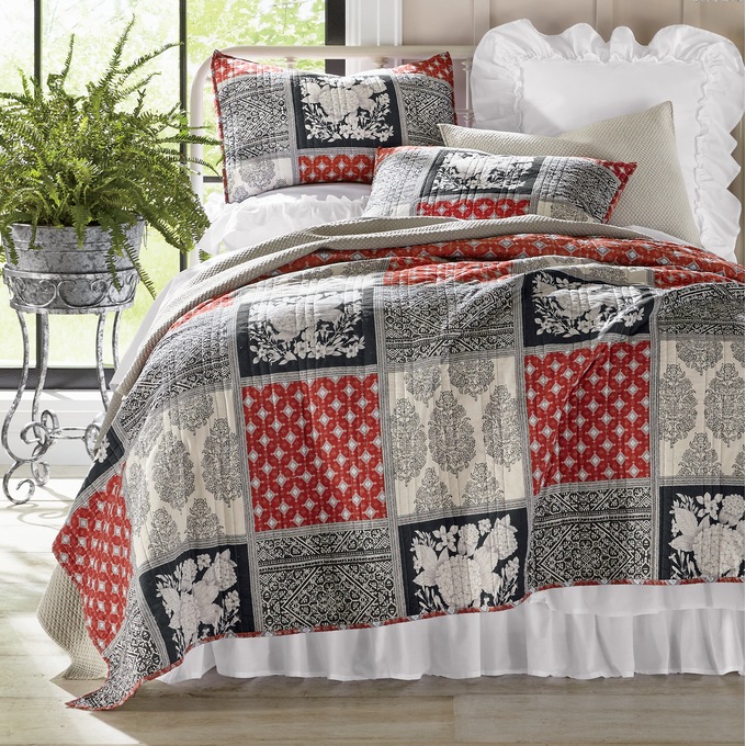 Litho Oversized Quilt And Sham