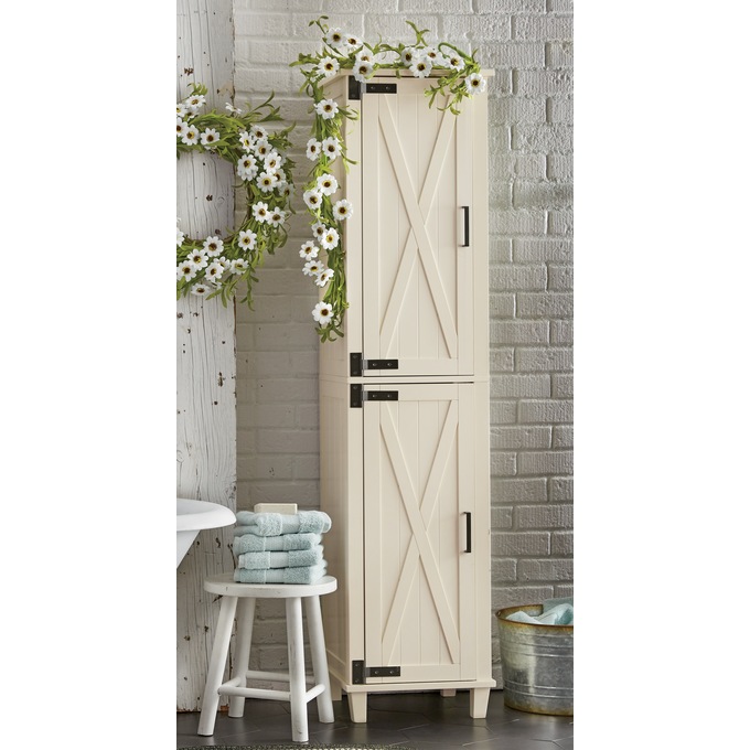 Barn Door Towel Cabinet, , large